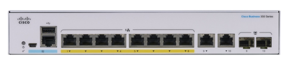 Shouki - Cisco CBS350-8P-E-2G-UK CBS350 8 ports Gigabit PoE+ 67W